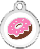 Enamel Pet ID Tag - Donut