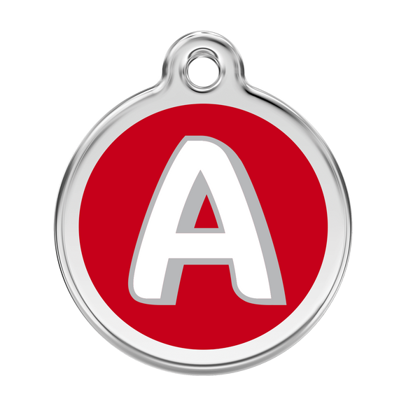 Enamel Pet ID Tag - Alphabet - A to Z