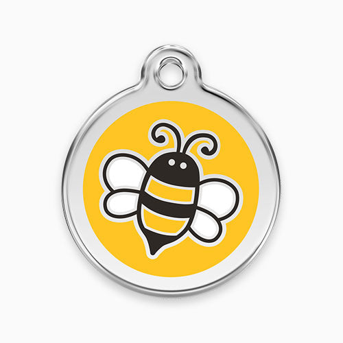 Enamel Pet ID Tag Bumble Bee (3 colours)