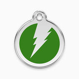 Enamel Pet ID Tag Flash (11 colours)