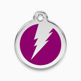 Enamel Pet ID Tag Flash (11 colours)