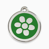 Enamel Pet ID Tag Flower (11 colours)