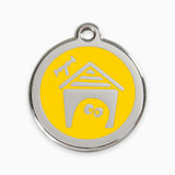 Enamel Dog Tag Dog House (11 colours)