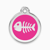 Enamel Cat Tags Fish Bone (11 colours)