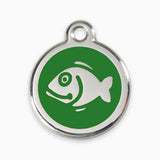 Enamel Cat ID Tag Fish (11 colours)