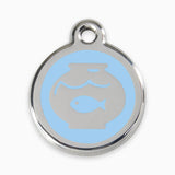 Enamel Cat Tags Fish Bowl (11 colours)