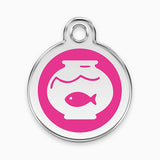 Enamel Cat Tags Fish Bowl (11 colours)