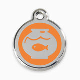 Enamel Cat Tags Fish Bowl (11 colours)