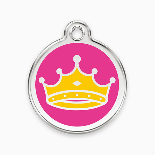 Enamel Pet Tag Queen