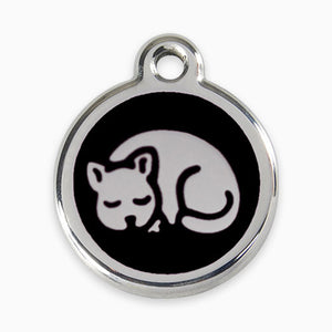 Enamel Cat ID Tag Kitten (11 colours)