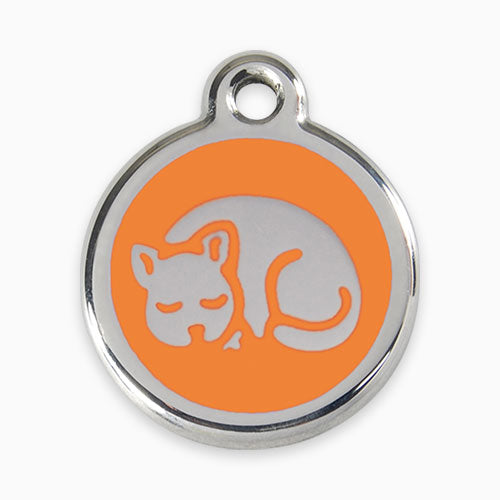 Enamel Cat ID Tag Kitten (11 colours)