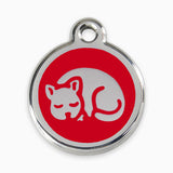 Enamel Cat ID Tag Kitten (11 colours)