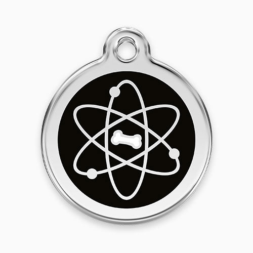 Enamel Pet ID Tag -  Atom