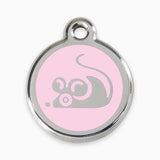 Enamel Cat ID Tag Mouse (11 colours)