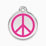 Enamel Pet Tag - Peace (11 colours)