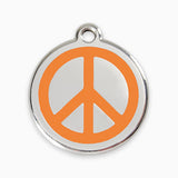 Enamel Pet Tag - Peace (11 colours)