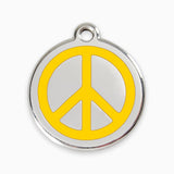 Enamel Pet Tag - Peace (11 colours)