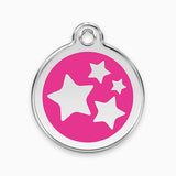 Enamel Pet ID Tag Stars (11 colours)