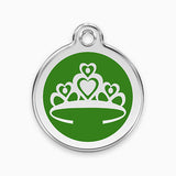 Enamel Pet Tags Crown (11 colours)