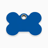 Plastic Dog ID Tag -  Bone (4 colours)