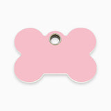 Plastic Dog ID Tag -  Bone (4 colours)